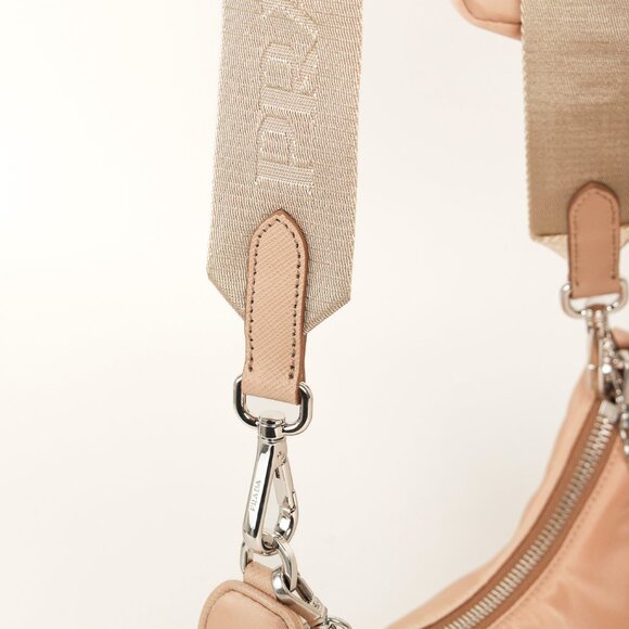 Prada Re-Edition 2005 Cammeo Tessuto Nylon & Saffiano Leather Shoulder Bag - Picture 8 of 16